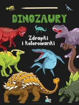 Dinozaury. Zdrapki i kolorowanki