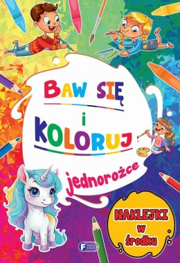 Jednorożce. Baw się i koloruj