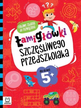 Łamigłówki szczęśliwego przedszkolaka. Ciekawe zadania do rozwiązania dla dzieci 5+