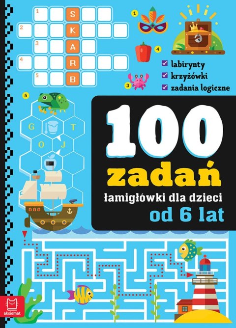 100 zadań - łamigłówki dla dzieci od 6 lat