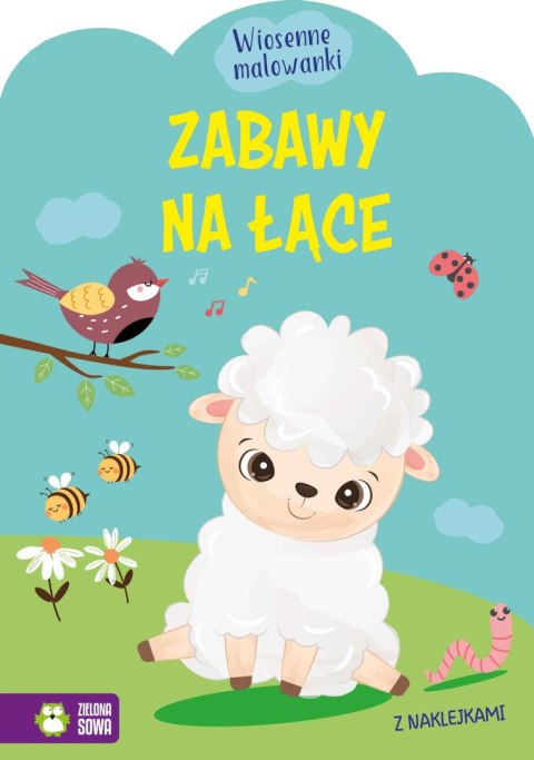 Zabawy na łące. Wiosenne malowanki Zabawy na łące. Wiosenne malowanki