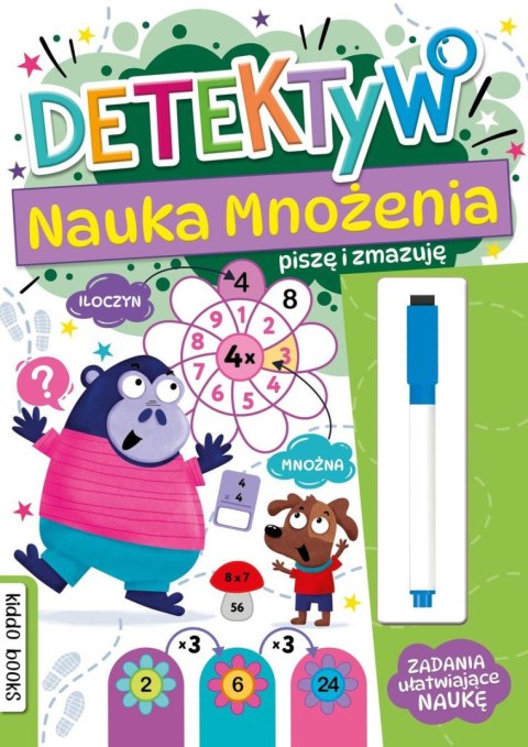 Detektyw. Nauka mnożenia. Piszę i zmazuję Detektyw. Nauka mnożenia. Piszę i zmazuję