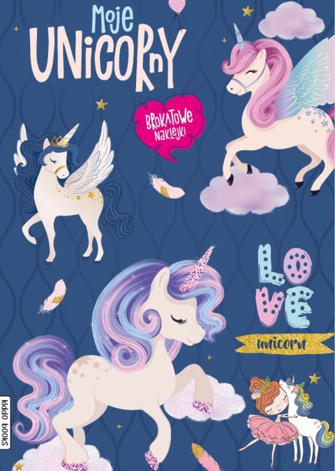 Moje unicorny z brokatem Moje unicorny z brokatem