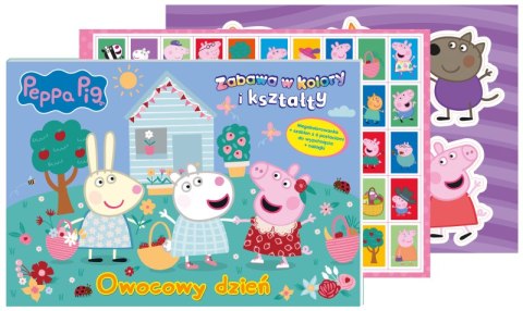 Owocowy dzień. Świnka Peppa. Zabawa w kolory i kształty Owocowy dzień. Świnka Peppa. Zabawa w kolory i kształty