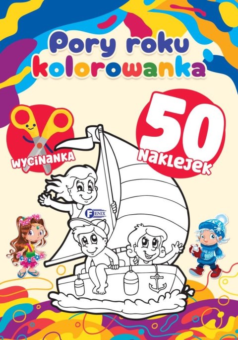 Pory roku. Kolorowanka Pory roku. Kolorowanka