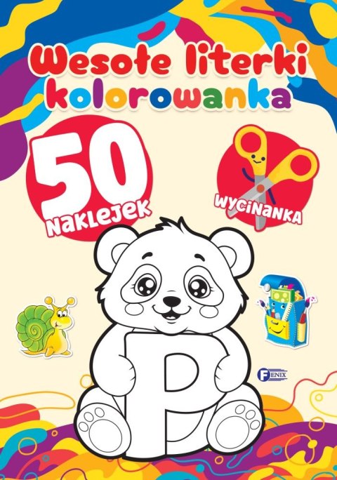 Wesołe literki. Kolorowanka Wesołe literki. Kolorowanka