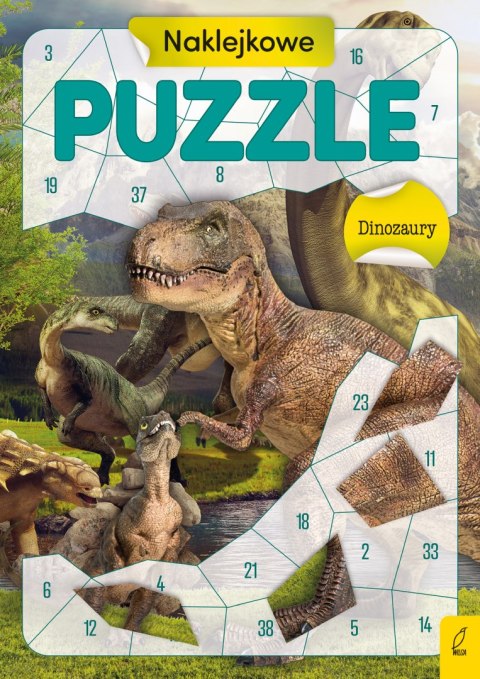 Dinozaury. Naklejkowe puzzle Dinozaury. Naklejkowe puzzle