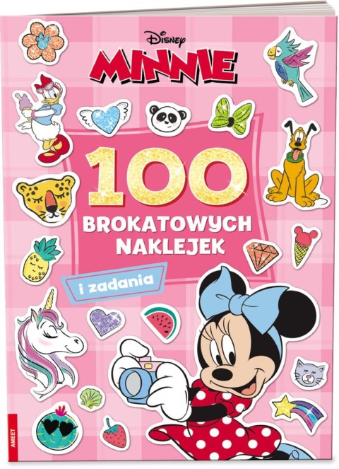 Disney Minnie 100 brokatowych naklejek NB-9104 Disney Minnie 100 brokatowych naklejek NB-9104
