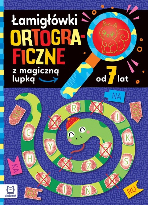 Łamigłówki ortograficzne z magiczną lupką od 7 lat