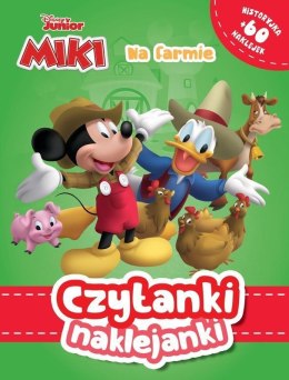 Na farmie. Junior Miki. Czytanki naklejanki