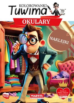 Okulary z naklejkami. Kolorowanki Tuwima