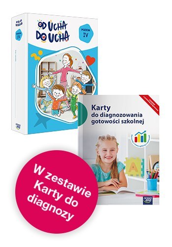 Wychowanie przedszkolne OD UCHA DO UCHA 6-latki poziom 4 Zestaw dla dziecka Wychowanie przedszkolne OD UCHA DO UCHA 6-latki poziom 4 Zestaw dla dziecka