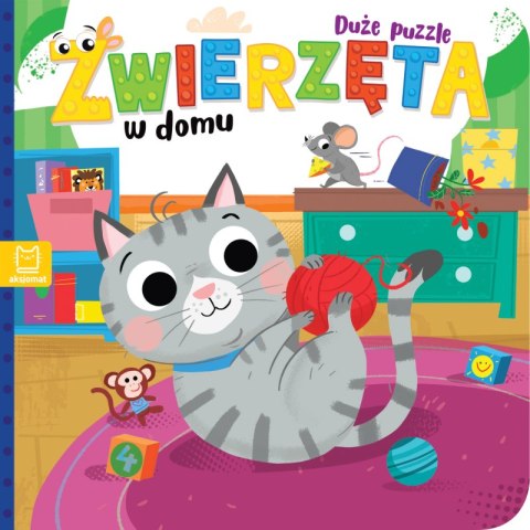 Zwierzęta w domu. Duże puzzle Zwierzęta w domu. Duże puzzle