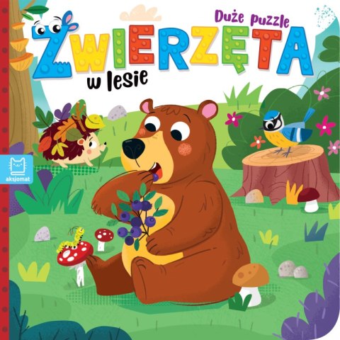 Zwierzęta w lesie. Duże puzzle Zwierzęta w lesie. Duże puzzle