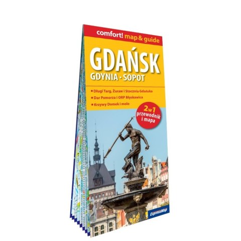 Gdańsk map&guide PL laminat 2024 Gdańsk map&guide PL laminat 2024