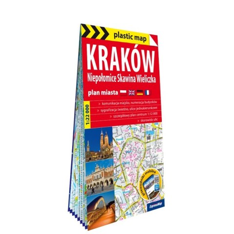 Kraków plan miasta 1:22 000 foliowana 2024 Kraków plan miasta 1:22 000 foliowana 2024