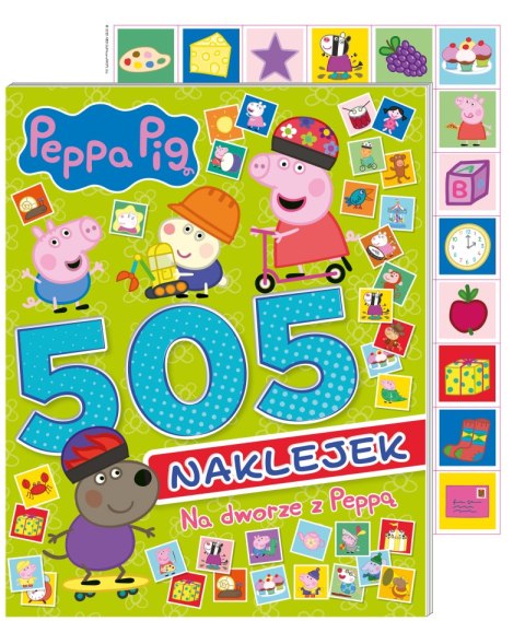Na dworze z Peppą. Świnka Peppa. 505 naklejek