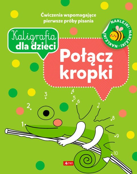 Połącz kropki. Kaligrafia dla dzieci Połącz kropki. Kaligrafia dla dzieci