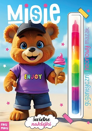 Misie. Gigantyczny neonowy mazak. Marker modułowy