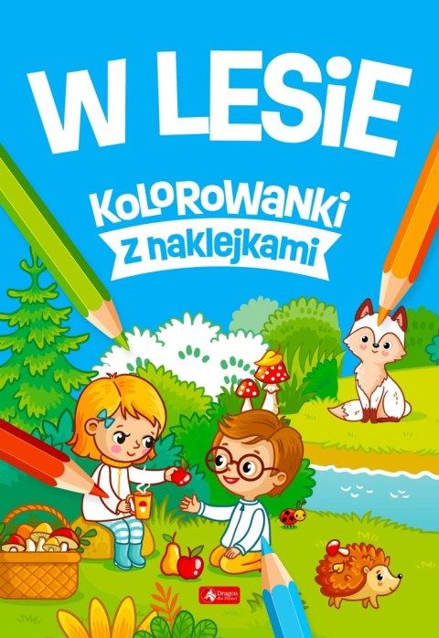 W lesie. Kolorowanki z naklejkami W lesie. Kolorowanki z naklejkami