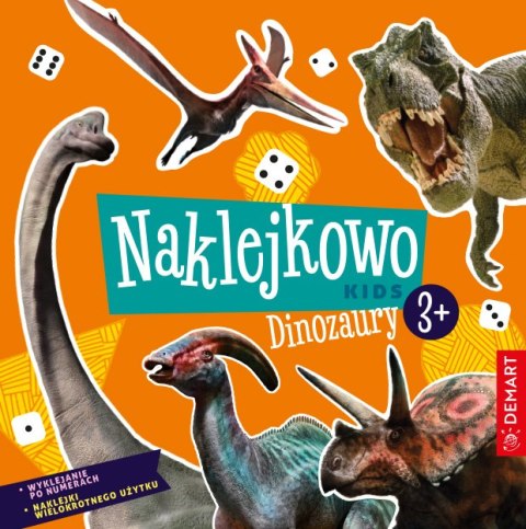 Naklejkowo Kids. Dinozaury 3+ Naklejkowo Kids. Dinozaury 3+