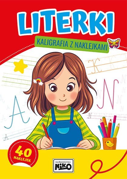 Literki. Kaligrafia z naklejkami Literki. Kaligrafia z naklejkami