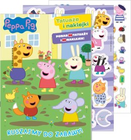 Ruszajmy do zabawy! Świnka Peppa. Tatuaże i naklejki