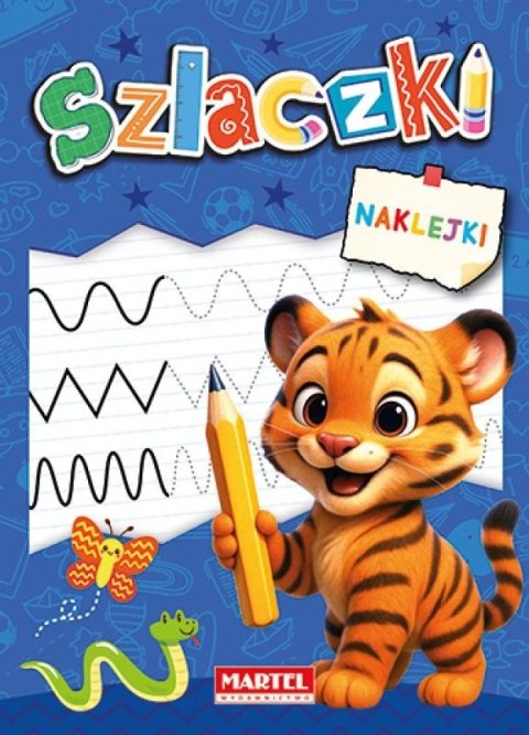 Szlaczki. Kolorowanka z naklejkami Edu