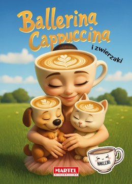 Ballerina Cappuccina i zwierzaki. Kolorowanka z naklejkami