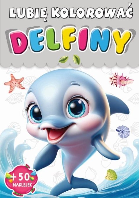 Delfiny. Lubię kolorować