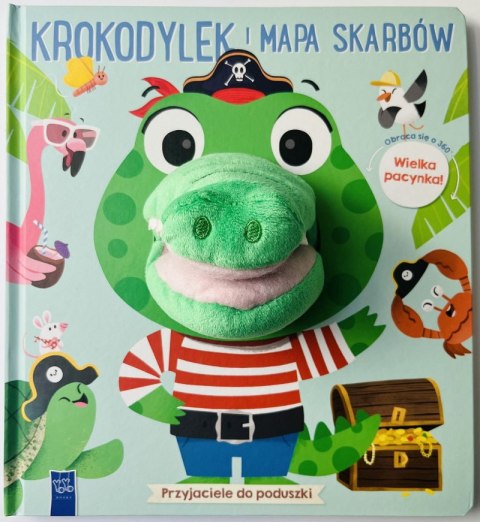 Krokodylek i mapa skarbów. Przyjaciele do poduszki