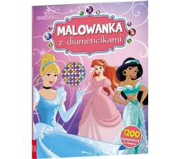 Disney Księżniczka Malowanka z diamencikami DKO-9104