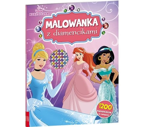 Disney Księżniczka Malowanka z diamencikami DKO-9104