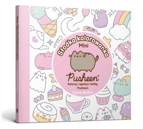 Słodka minikolorowanka Pusheen. Pusheen