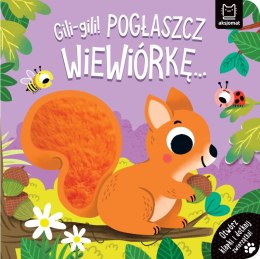 Gili-gili! Pogłaszcz wiewiórkę... Otwórz klapki i dotknij zwierzątka!