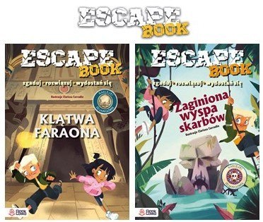 Pakiet Escape Books. Klątwa Faraona / Zaginiona wyspa skarbów