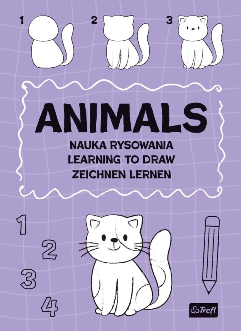 Zwierzęta. Nauka rysowania. Learning to draw