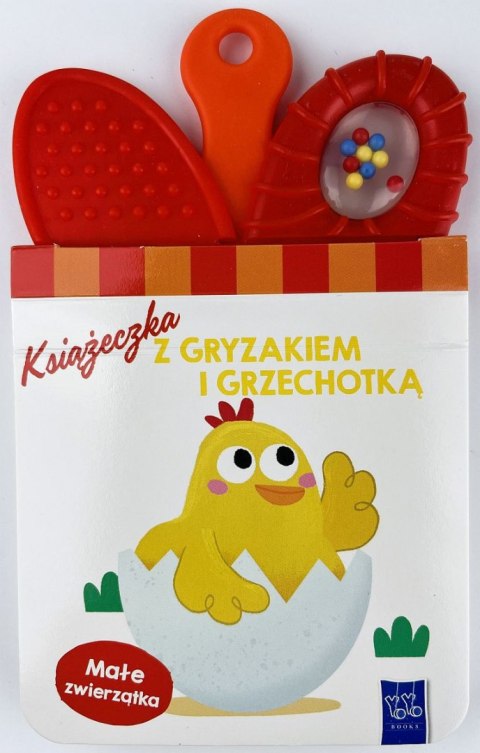 Małe zwierzątka. Książeczki z gryzakiem i grzechotką