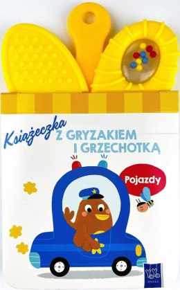 Pojazdy. Książeczki z gryzakiem i grzechotką