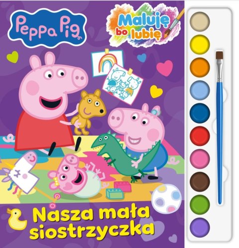 Nasza mała siostrzyczka. Świnka Peppa Pig. Maluję Bo Lubię