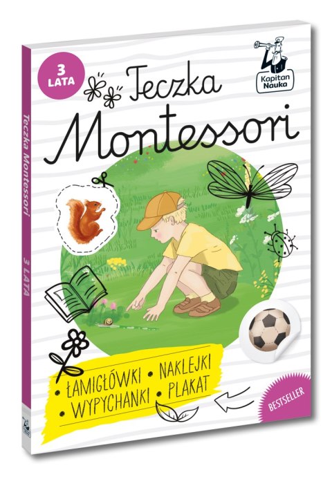 Teczka Montessori. 3 lata. Kapitan Nauka. SuperQuiz