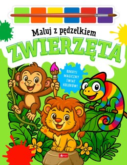 Zwierzęta. Maluj pędzelkiem