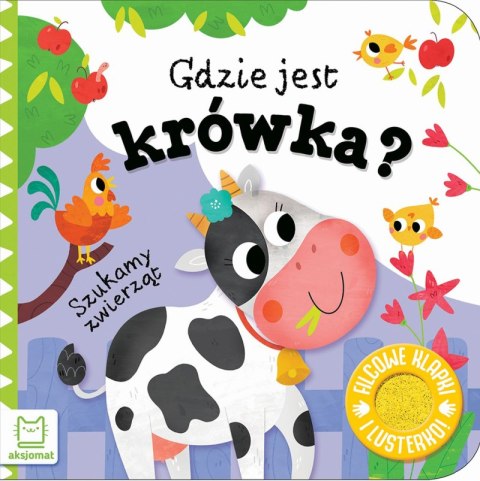 Gdzie jest krówka? Szukamy zwierząt (Filcowe klapki i lusterko)