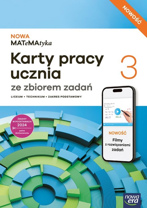 Nowa Matematyka NOWA MATEMATYKA Karty pracy ucznia ze zbiorem zadań SMART część 3 zakres podstawowy EDYCJA 2026
